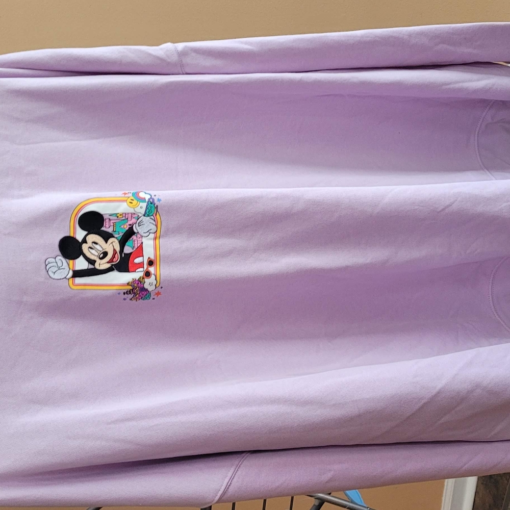 Purple Disney Mickey Mouse Sweatshirt